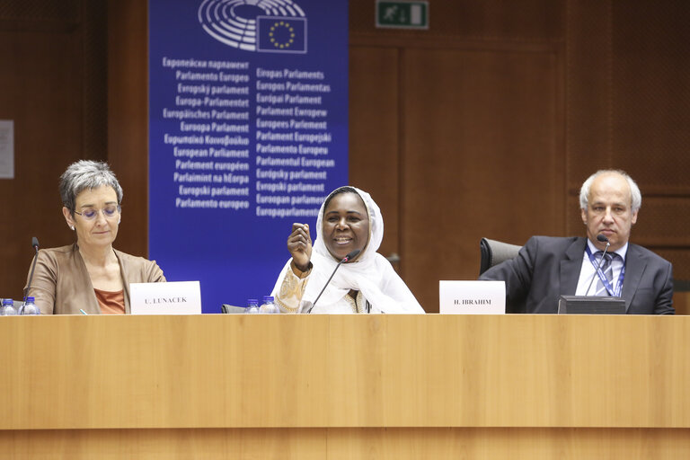 Valokuva 38: Open Doors Day 2015 - Opening Ceremony. European Parliament Vice-President introduces two Sahkarov Prize Laureates