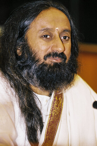 Fotografija 7: Meeting with an Indian musicien, Sri Sri Ravi SHANKAR