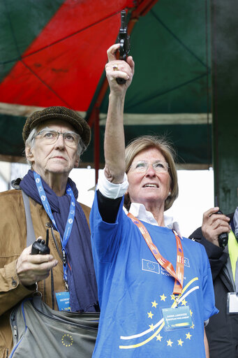 European institutions staff members in the 20km of Brussels