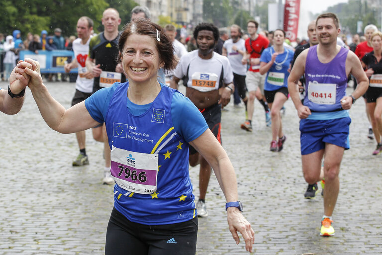 European institutions staff members in the 20km of Brussels