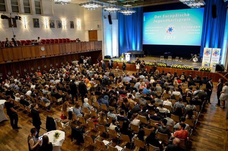 Fotografia 16: European Charlemagne Youth Prize 2015. Award ceremony in Aachen