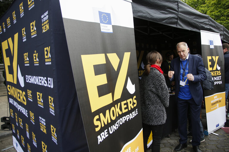 European institutions staff members in the 20km of Brussels