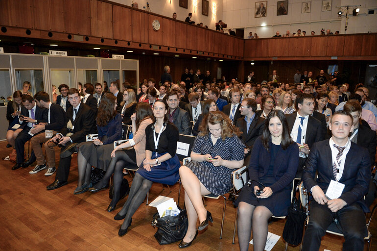 Снимка 18: European Charlemagne Youth Prize 2015. Award ceremony in Aachen