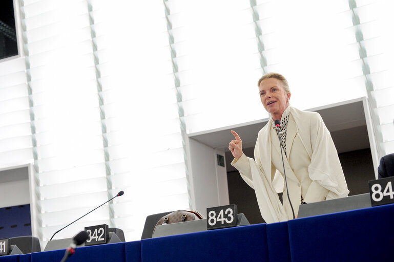 Fotografia 11: Plenary Session week 21 2015 in strasbourg - European Agenda on Migration  Council and Commission statements