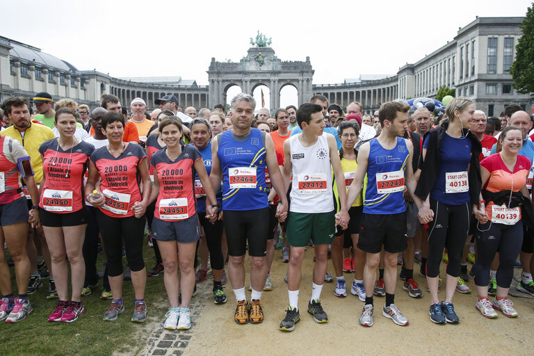 European institutions staff members in the 20km of Brussels