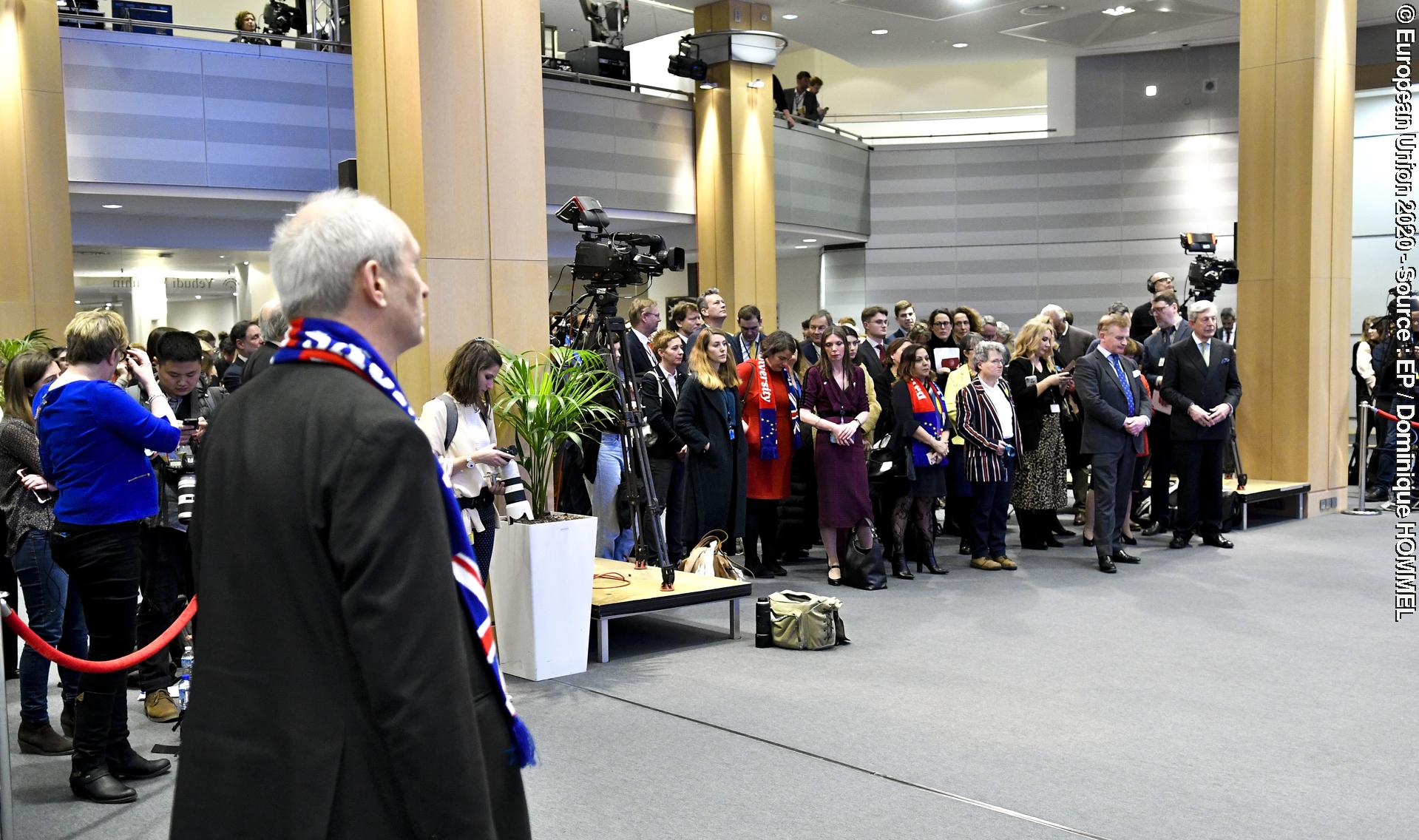 Brexit - Farewell ceremony for departing British MEPs