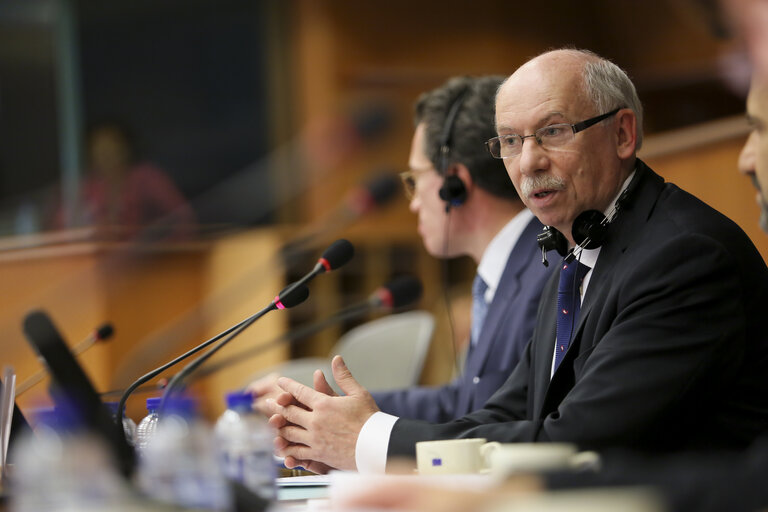 Nuotrauka 5: EU delegation for relations with Iran meet with Iranian Delegation at the EP in Brussels