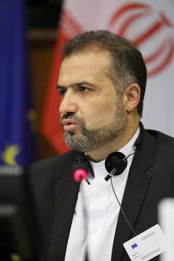 Nuotrauka 12: EU delegation for relations with Iran meet with Iranian Delegation at the EP in Brussels