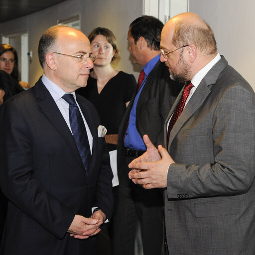 EP President meets with the Minister for European Affairs of France