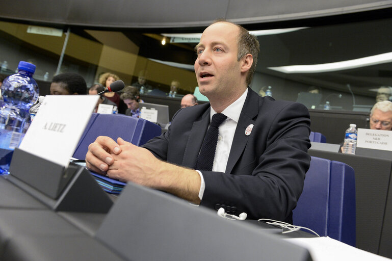 Fotografie 16: MEP Arne LIETZ takes part in a S&D group meeting