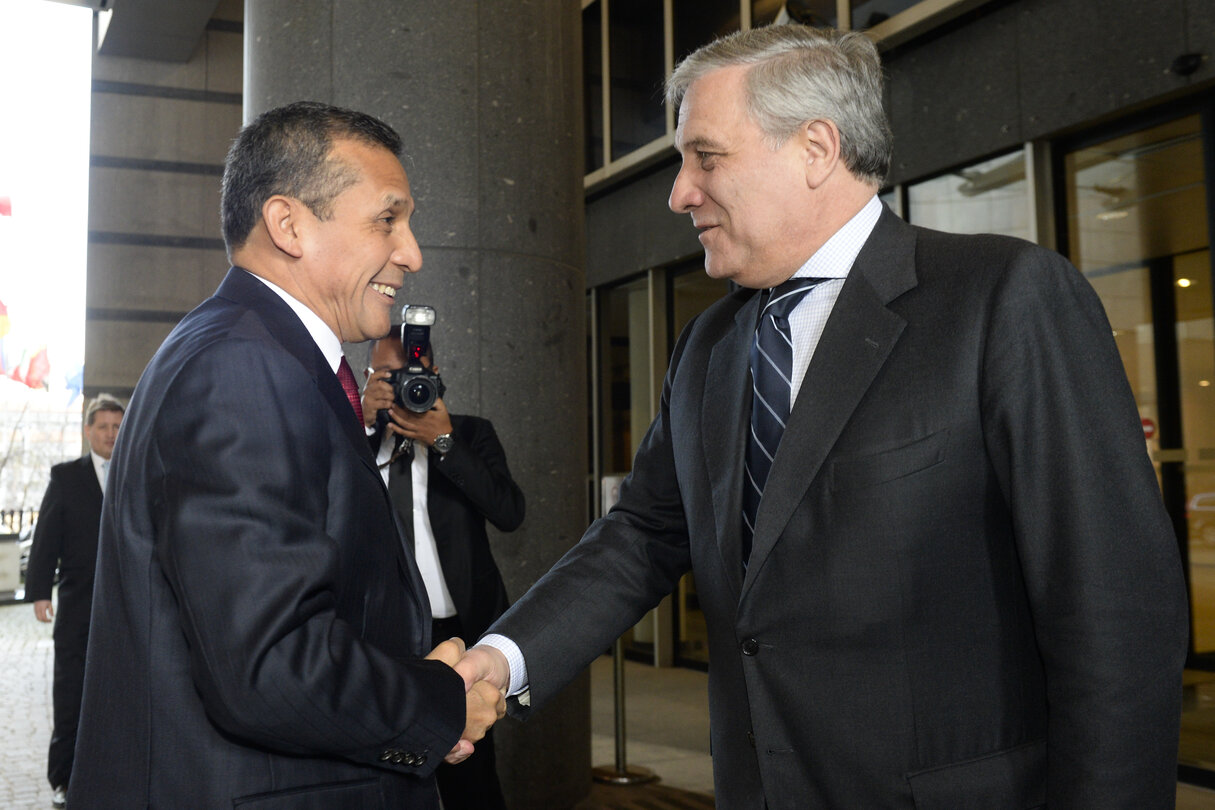 Visit of Ollanta HUMALA, President of Peru  to the European Parliament