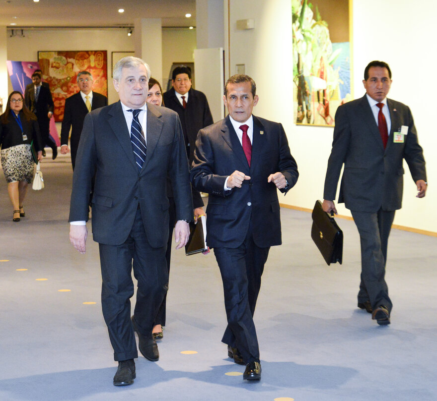 Visit of Ollanta HUMALA, President of Peru  to the European Parliament