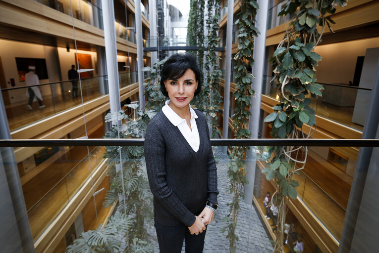 Rachida DATI in the EP in Strasbourg.