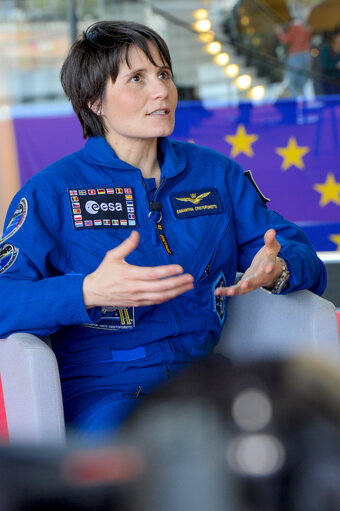 Fotografija 12: Interview of Samantha CHRISTOFORETTI - Astronaut, European Space Agency (ESA)