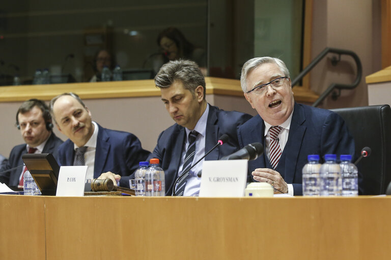 Fotagrafa 13: Ukraine Week at the European Parliament - High-level conference EP - Verkhovna RADA of Ukraine on capacity building for reform.    Signature of an Administrative Cooperation Agreement between the General Secretariat of the European Parliament and the Secretariat of Verkhovna Rada of Ukraine