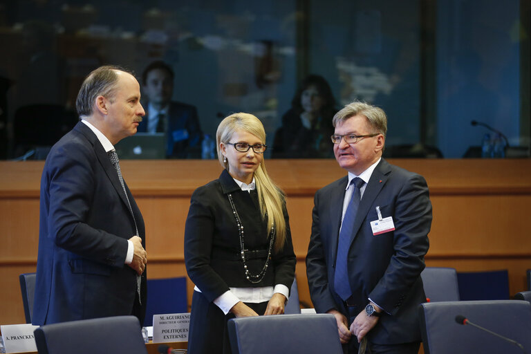 Fotogrāfija 6: EP President meets with EP group leaders  and VRU fraction leaders (Verkhovna Rada of Ukraine )