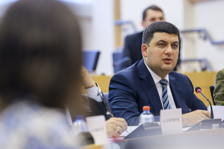 Fotogrāfija 10: Ukraine Week at the European Parliament - High-level conference EP - Verkhovna RADA of Ukraine on capacity building for reform.    High-level discussion - The role of political groups: towards a political culture of consensus and coalition building