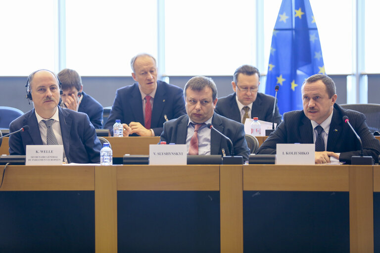 Снимка 29: Ukraine Week at the European Parliament - High-level conference EP - Verkhovna RADA of Ukraine on capacity building for reform. High-level discussion - Administrative reform of the Verkhovna Rada: the role of a strong and independent secretariat