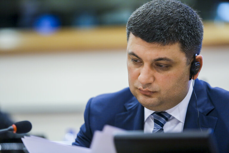 Fotogrāfija 17: Ukraine Week at the European Parliament - High-level conference EP - Verkhovna RADA of Ukraine on capacity building for reform.    High-level discussion - The role of political groups: towards a political culture of consensus and coalition building