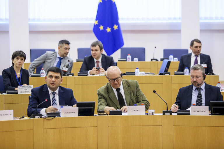 Fotogrāfija 11: Ukraine Week at the European Parliament - High-level conference EP - Verkhovna RADA of Ukraine on capacity building for reform.    High-level discussion - The role of political groups: towards a political culture of consensus and coalition building