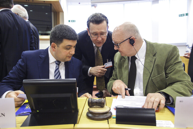 Fotogrāfija 4: Ukraine Week at the European Parliament - High-level conference EP - Verkhovna RADA of Ukraine on capacity building for reform.    High-level discussion - The role of political groups: towards a political culture of consensus and coalition building