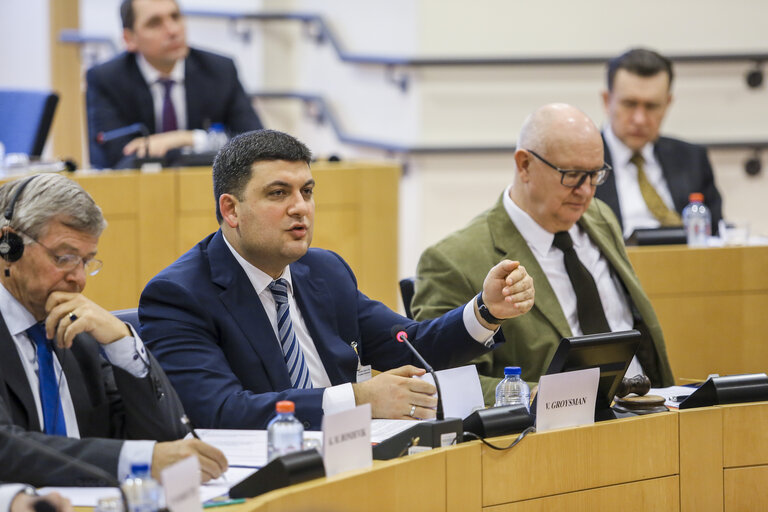 Fotogrāfija 9: Ukraine Week at the European Parliament - High-level conference EP - Verkhovna RADA of Ukraine on capacity building for reform.    High-level discussion - The role of political groups: towards a political culture of consensus and coalition building