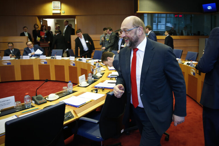 Fotogrāfija 4: EP President meets with EP group leaders  and VRU fraction leaders (Verkhovna Rada of Ukraine )