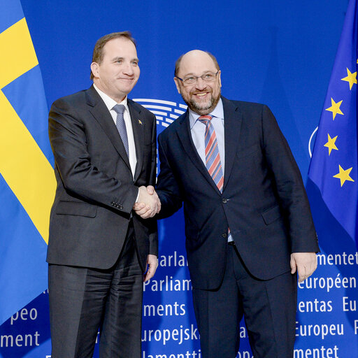 Fotografie 15: Official visit of the Prime Minister of Sweden to the European Parliament in Strasbourg.