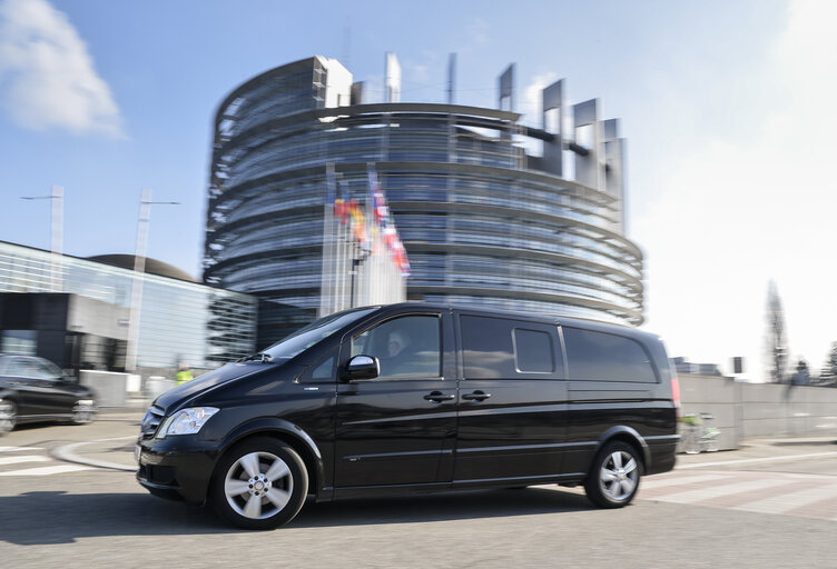 EP Official Vehicles in Strasbourg