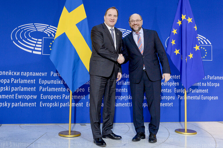 Fotografie 12: Official visit of the Prime Minister of Sweden to the European Parliament in Strasbourg.