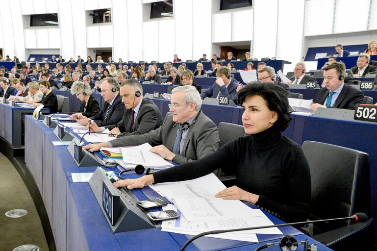 Fotogrāfija 8: Rachida DATI in plenary session week 10  2016 in Strasbourg