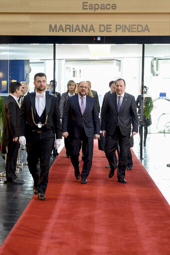 Fotografie 16: Official visit of the Prime Minister of Sweden to the European Parliament in Strasbourg.