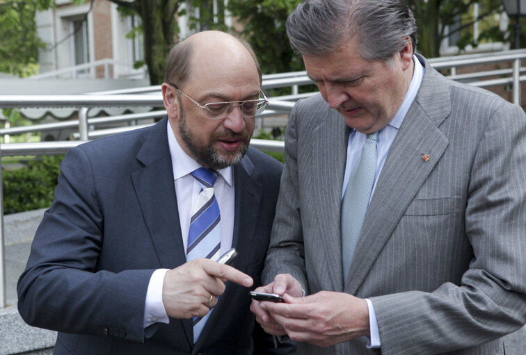 Foto 19: EP President meets with Spanish Minister for Foreign affairs