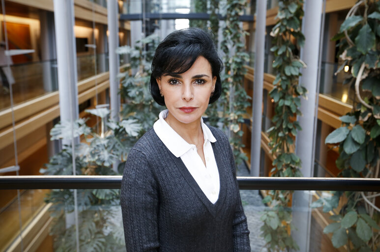 Rachida DATI in the EP in Strasbourg.