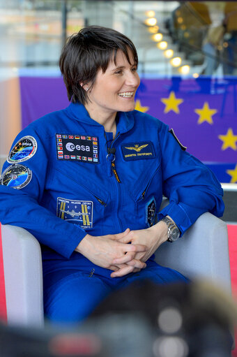 Fotografi 9: Interview of Samantha CHRISTOFORETTI - Astronaut, European Space Agency (ESA)