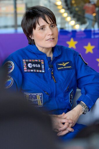 Fotografi 11: Interview of Samantha CHRISTOFORETTI - Astronaut, European Space Agency (ESA)