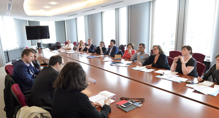 Fotografija 14: French journalists meet with French MEPs