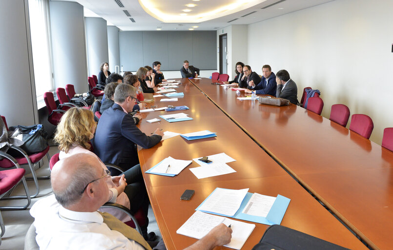 Zdjęcie 16: French journalists meet with French MEPs