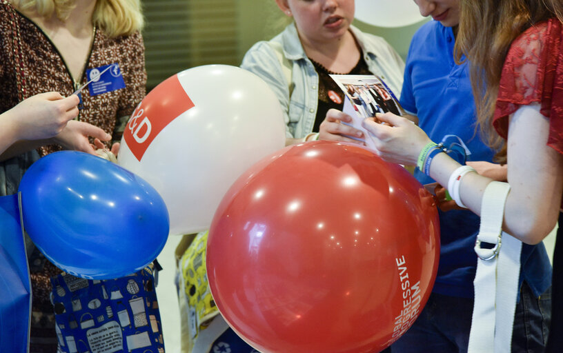 Fotogrāfija 23: Europe Day 2016 in Brussels. The European  Parliament opens its doors to the public