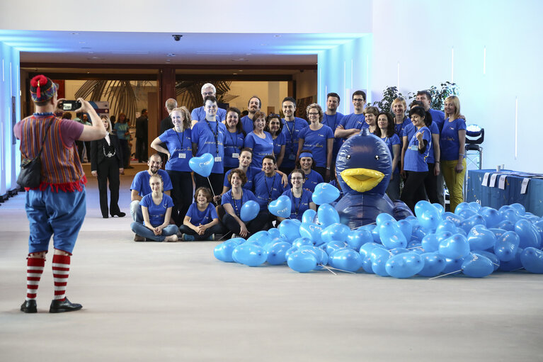 Fotogrāfija 15: Europe Day 2016 in Brussels. The European  Parliament opens its doors to the public