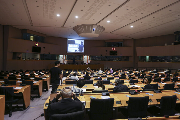 Fotogrāfija 17: Europe Day 2016 in Brussels. The European  Parliament opens its doors to the public