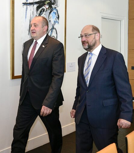 Official visit of the President of Georgia to the EP in Strasbourg