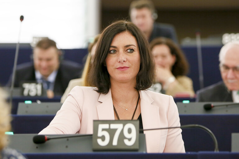 Elisabeth KOSTINGER in plenary session week 23 2016 in Strasbourg