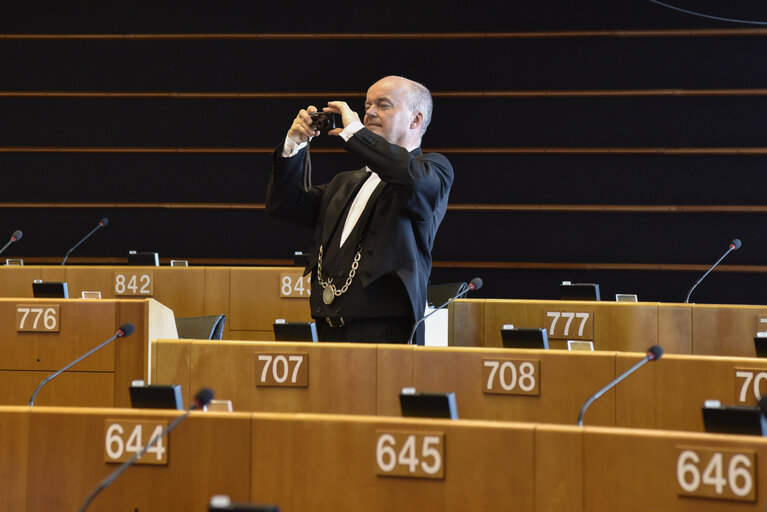 Fotogrāfija 49: Europe Day 2016 in Brussels. The European  Parliament opens its doors to the public