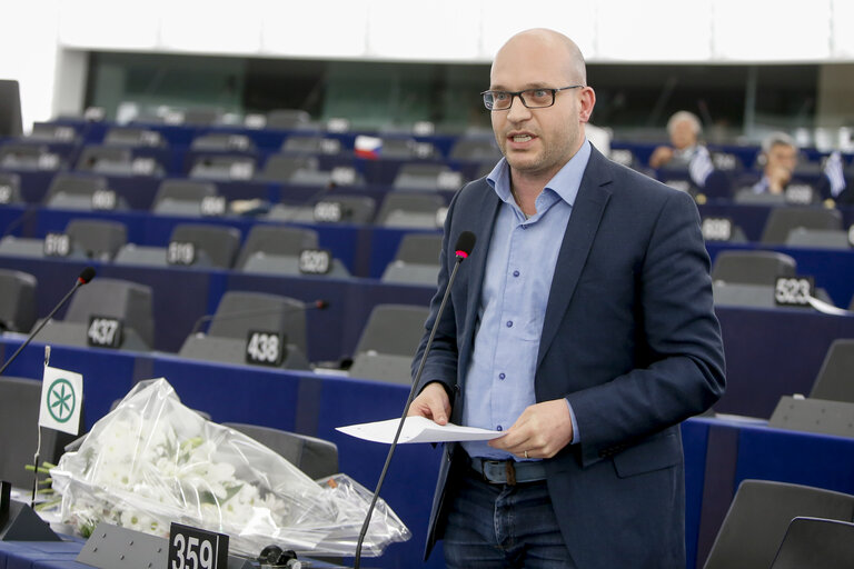 Fotó 3: Lorenzo FONTANA in plenary session week 23 2016 in Strasbourg