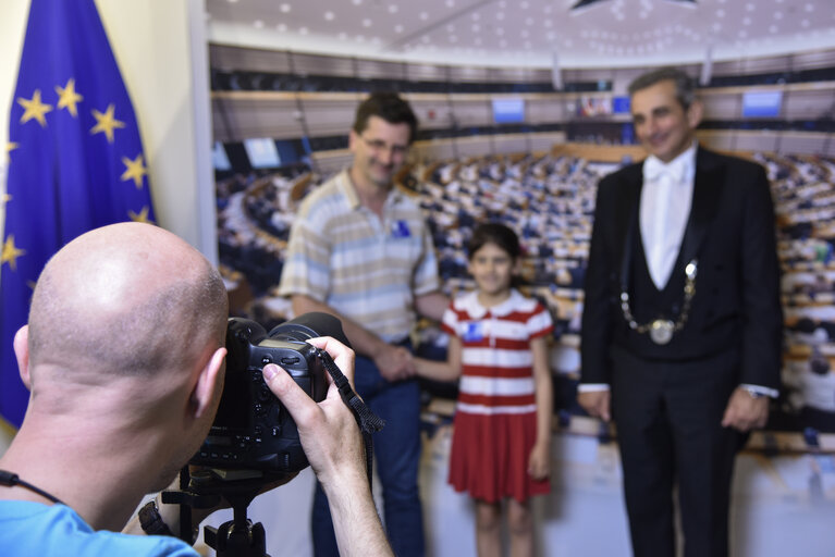 Fotogrāfija 3: Europe Day 2016 in Brussels. The European  Parliament opens its doors to the public