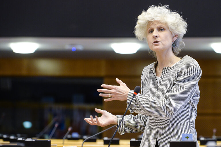 Fotografija 7: Plenary session week 21 2016 in Brussels.     Votes