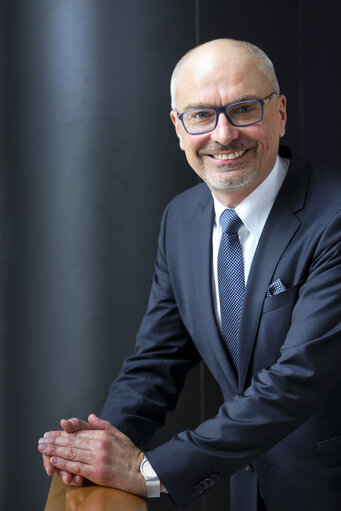 Peter SIMON in the European Parliament in Brussels