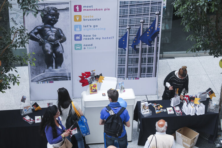 Fotogrāfija 21: Europe Day 2016 in Brussels. The European Parliament opens its doors to the public