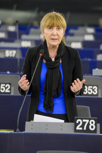 Foto 5: Plenary session week 19 2016 in Strasbourg.   Explanations of votes